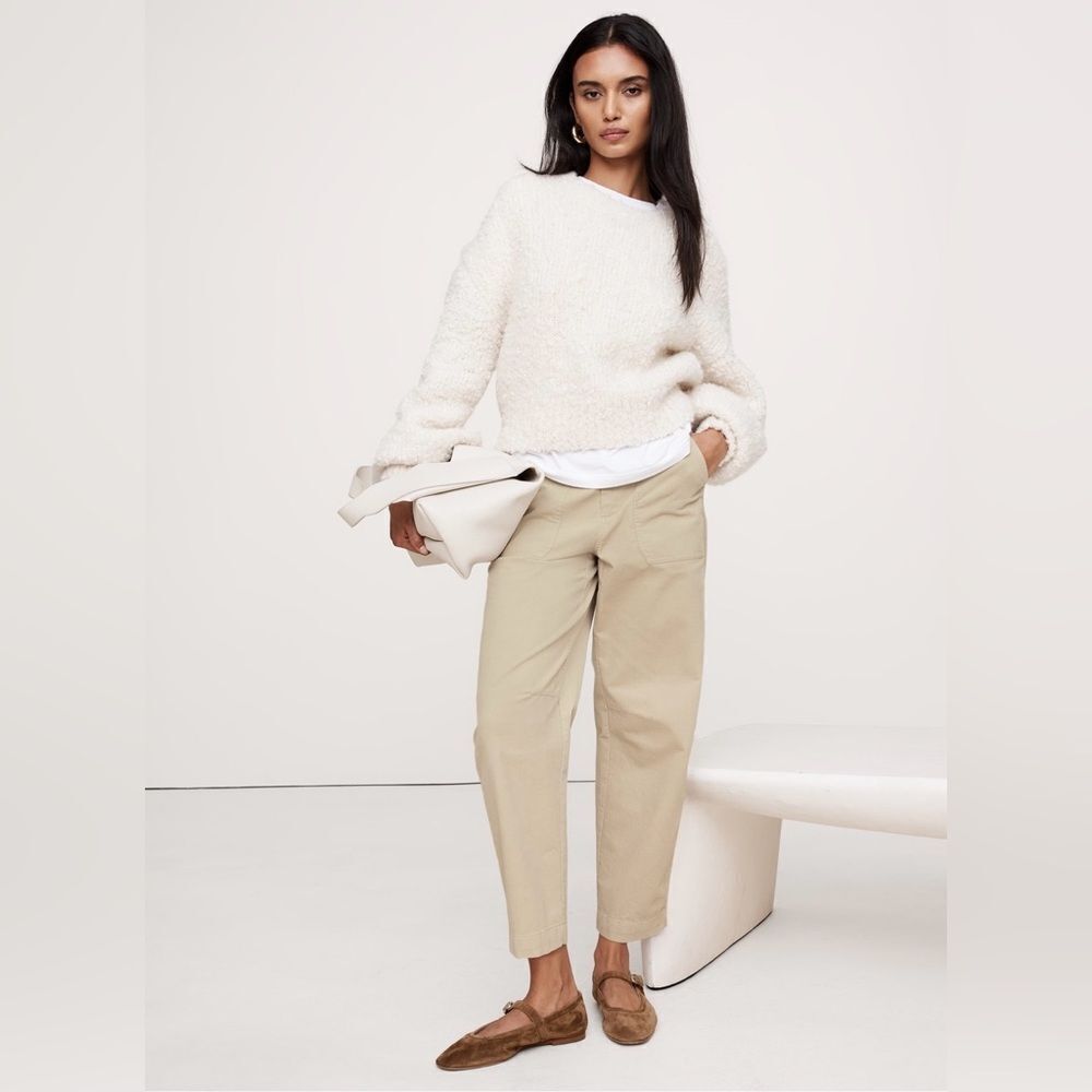Banana Republic High Rise Corduroy Baggy Pleated Barrel Leg Pants Cords Size 0